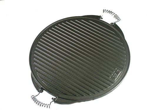 VAELLO La Valenciana – Plancha Redonda Placa, 53 cm, Hierro Fundido, Plata, 30 x 53 x 30 cm