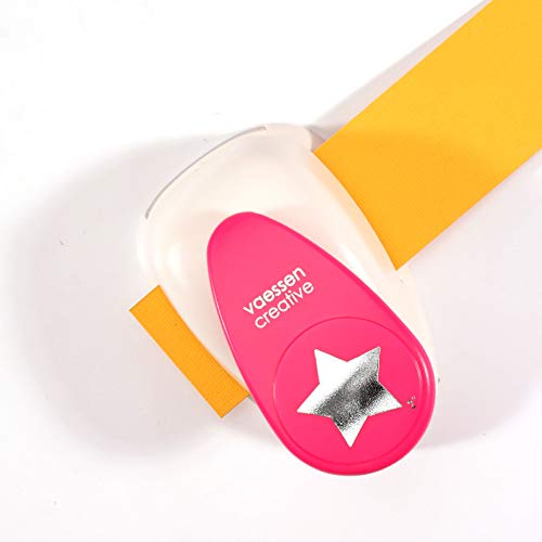 Vaessen Creative Perforadora de Papel, Estrella, Talla XL, Para Proyectos DIY, Scrapbooking, Creación de Tarjetas y Más