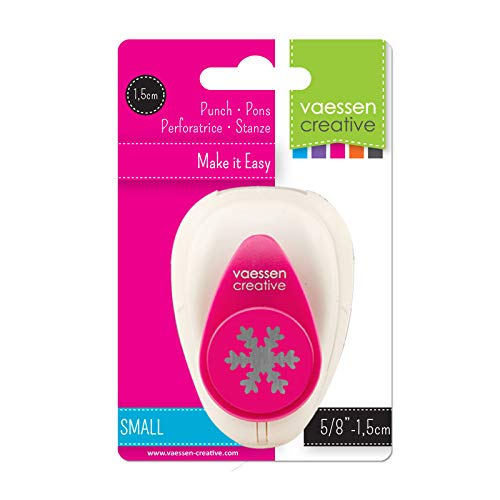 Vaessen Creative Perforadora de Papel, Pata, Talla S, Para Proyectos DIY, Scrapbooking, Creación de Tarjetas y Más