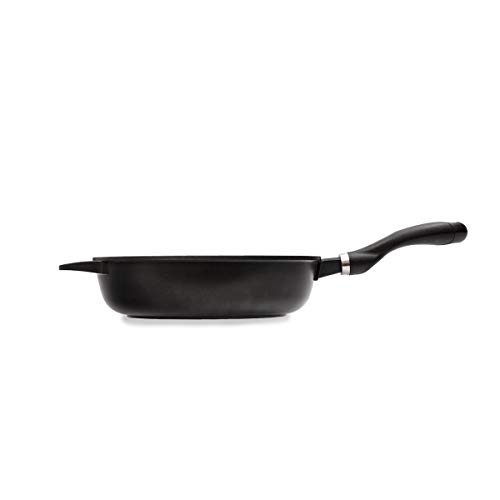 Valira Origen Gas-Vitro | Sartén Honda Aluminio Fundido Hecha en España, Negro, ø 28 cm