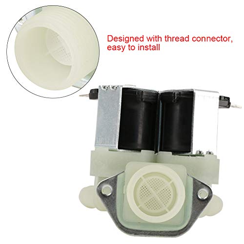 Válvula solenoide eléctrica Entrada de agua de 3 vías N/C Válvula solenoide de lavadora eléctrica cerrada normal Cerrado CA 220V G3 / 4