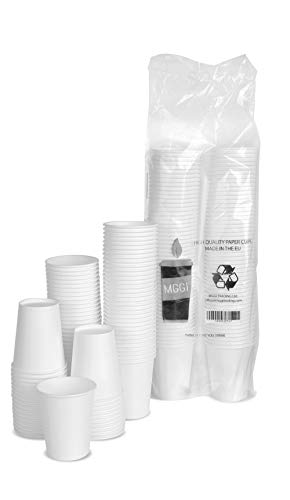 Vasos de Papel ECOGREEN 7 oz X 100 unds (Blanco)