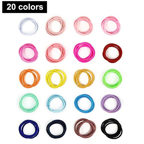 Viccess 40pcs Lazos Bebe Niña y 100pcs Gomas Pelo Niña,Lazos Pelo Niña Diademas Bebe Niña Lazo Accesorios Pelo Horquillas para el Pelo Niña