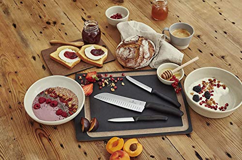 Victorinox Cuchillo, Acero Inoxidable, Negro, Medium