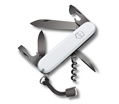 Victorinox Navaja Spartan PS, Blanca USOS Negros,Caja Regalo 13603.7P, Talla única