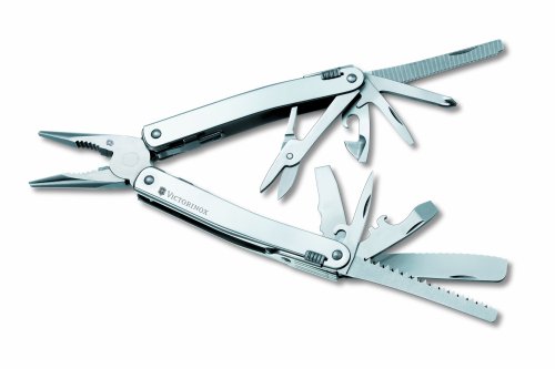 Victorinox Swiss Tool Spirit - Navaja multiusos con estuche de piel
