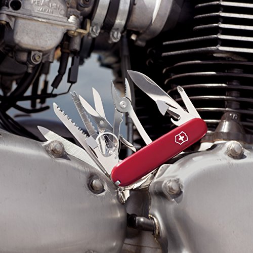 Victorinox SwissChamp Navaja Swiss Champ, ROJA 16795, Rojo, Acero Inoxidable, 91mm