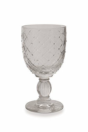 Villa d 'Este Home Tivoli Rombos Juego Copas, Multicolor, 6 Unidad