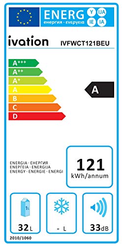 Vinoteca termoeléctrica de Ivation para 12 botellas de vino tinto y blanco/enfriador y dispensador con pantalla digital de temperatura