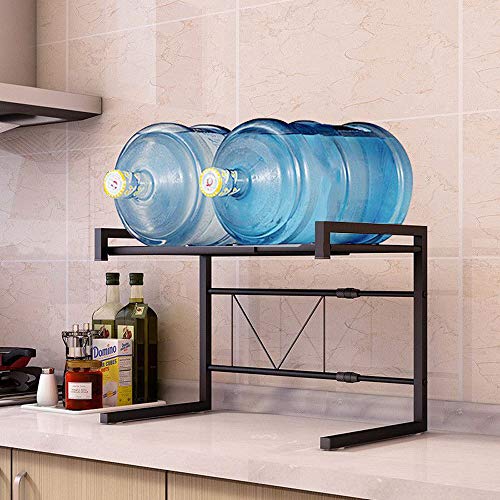 Vinteky Estante de Horno para Microondas, Estantería de Cocina, Ideal para Colgar Multifuncional Organizador Estantería Cocina, Negro