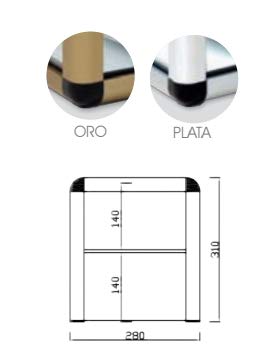 Vitrina expositora alimentos, ideal barra bar para los aperitivos, largo 1.200 mm. 2 pisos