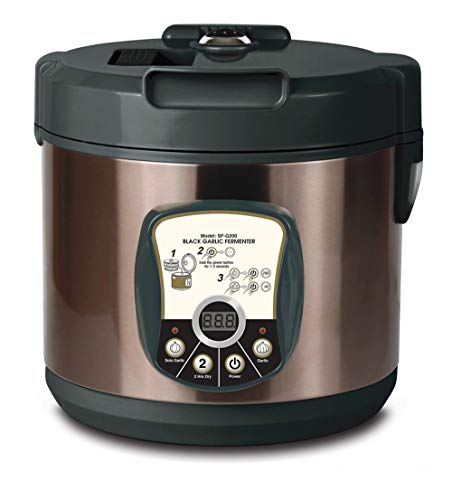 Vogvigo 5L Fermentador de Ajo Negro Control Automático Inteligente Completo Fabricante de ajo Fabricante de Alimentos Saludables (B)