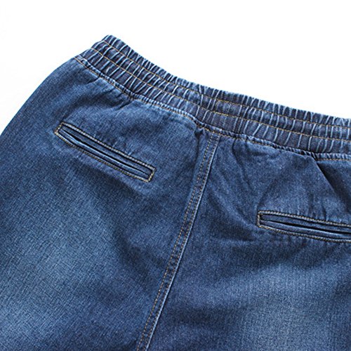 VPASS Pantalones Vaqueros para Hombre,Pantalones Casuales Moda Deportivos Running Pants Skinny Elásticos Pantalon Fitness Jeans Largos Pantalones Ropa de Hombre