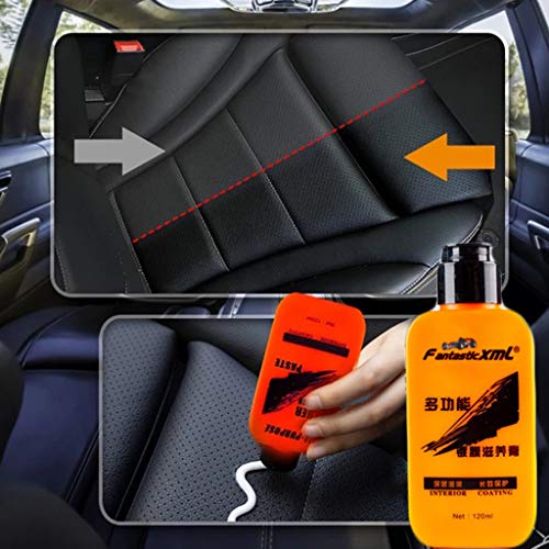 WARMWORD Agente de Mantenimiento de Pasta de Revestimiento renovada para Interiores y Cuero para automóviles, Pasta de Color para Restaurar el Cuidado del Cuero para Cuero Rayado Descolorido
