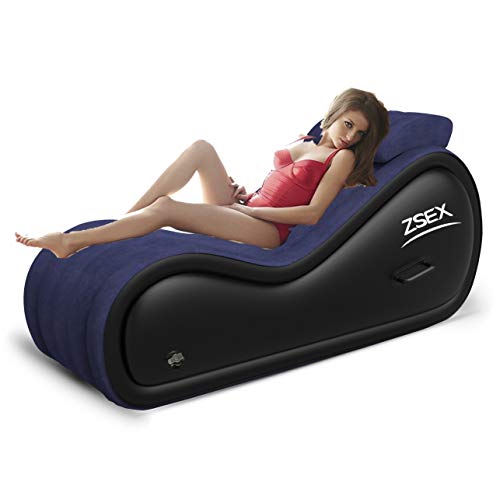 Wash basin-FEI Bomba de Aire eléctrica mágica Inflable Inflable postioning Sofá - Sofá Cama Pareja Hotel Tumbona Almohada del sofá, 68" x 30" x 24"