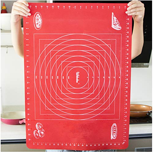 Webake Tapete de Silicona para Hornear y Amasar 70 x 50 cm Silicona de Grado Alimentario