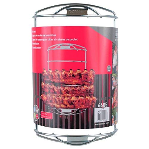 Weber Spare-Rib Asador de costillas - Accesorios de barbacoa/grill (203,2 mm, 335,3 mm, 88,9 mm, 1 pieza(s))