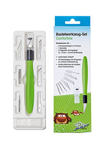 WEDO 78 72199 - Cuchillo (incluye cabezales de cambio), verde