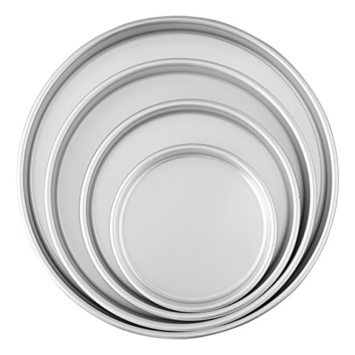 Wilton 2105-2101 Set de moldes Redondos, Aluminio, Plata, 1