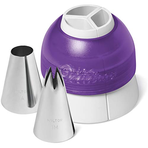 Wilton Color Swirl Set Decoración Adaptador Tricolor, Varios, Multicolor