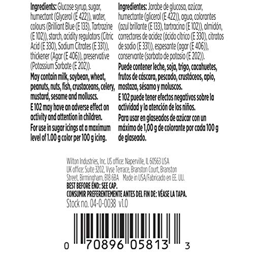 Wilton Colorante Alimenticio para Glaseado en Pasta, 28.3g, Color Turquesa, 04-0-0038