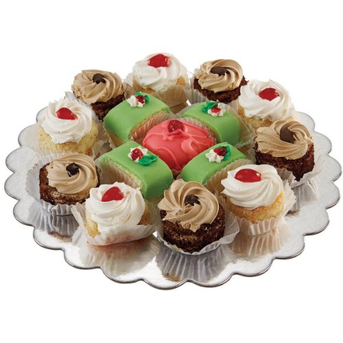 Wilton Pack de 8 Bases de cartón, 30 cm, Color Plateado