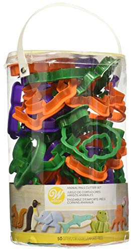 Wilton Set de 50 cortadores con Figuras de Animales