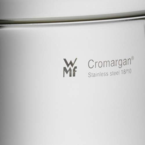WMF 778046380 Vario Cuisine-Batería de Cocina de 4 Piezas con termómetro Integrado, Acero Inoxidable, 1.9 litros, Cromargan
