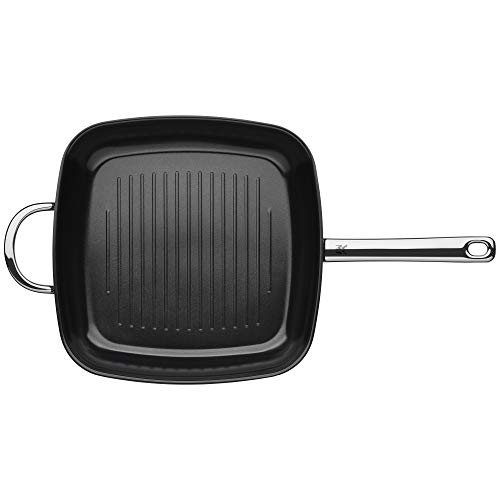 WMF Durado Sartén Parrilla, Acero Inoxidable Pulido, 28 cm