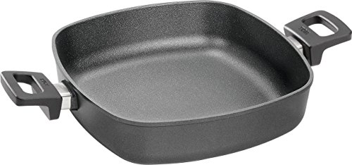 Woll 628-2N Nowo - Cacerola Baja Cuadrada (28 x 28 cm), Titanio