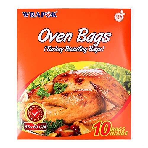 WRAPOK - Bolsas de horno para horno (21,6 x 23,6 cm)