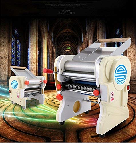 WYZXR 110 V / 220 V máquina de Fideos eléctrica automática Mini máquina de laminación de Fideos máquina de Bola de Masa Fabricante de Fideos doméstico/Comercial (220 V)