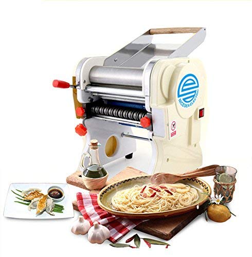 WYZXR 110 V / 220 V máquina de Fideos eléctrica automática Mini máquina de laminación de Fideos máquina de Bola de Masa Fabricante de Fideos doméstico/Comercial (220 V)