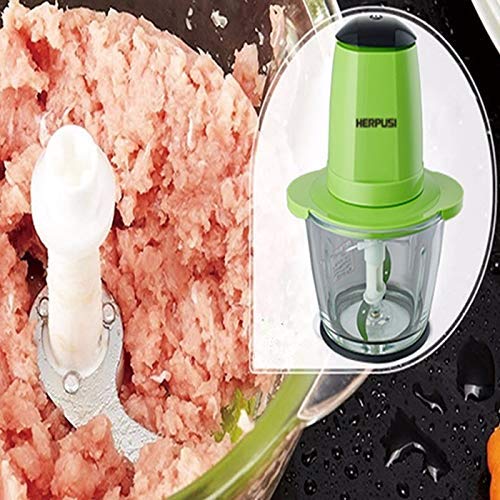 WYZXR Picadora de Carne eléctrica para el hogar, licuadora de Plato pequeño Multifuncional, trituradora de Carne para Pimiento, ajo, Cerdo