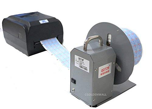 WYZXR Rebobinadora de Etiquetas automática Rebobinadora de Etiquetas bidireccional 1-8 Pulgadas/s con Cilindro de núcleo de Papel Interno de 25,4 mm, 38,1 mm y 76,2 mm 100-240 V QQTCW