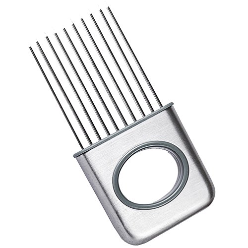 Xiton Fácil de cebolla herramientas titular máquina de cortar vegetal del tomate cortador de acero inoxidable Novedades para la cocina