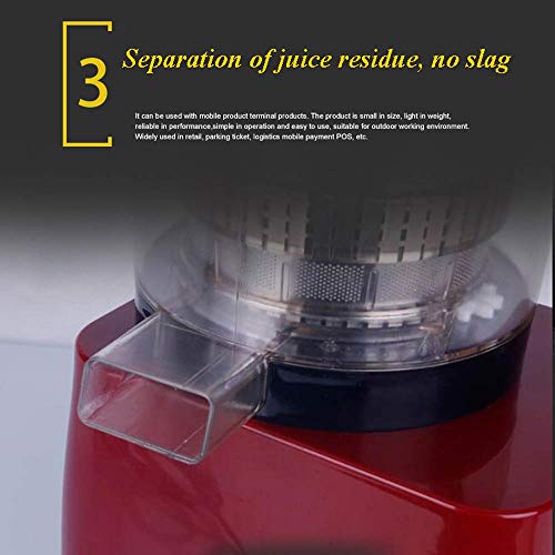 XUE Industrial máquina exprimidor de Grado 123 mm de Calibre exprimidor de Naranja Comercial sin la Mano de Empuje Extrusora de Zumo de Manzana Máquina,110V