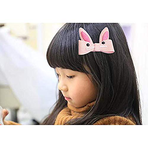 XXF Horquillas para El Pelo, 6Pcs Lindo Animal De La Historieta De La Fruta Hecha A Mano De Tela del Paño BB Clip De Pinza De Pelo para El Bebé Y Niños Accesorios del Pelo De La Caja De Regalo Set,B