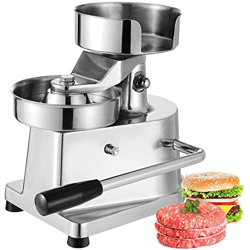 xxz Máquina para Hacer Hamburguesas comerciales Prensa de Hamburguesas Manual de Acero Inoxidable Máquina para Empanadas Carne a presión rápida, para Cocina Industrial Comida Restaurantes