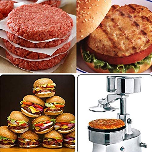xxz Máquina para Hacer Hamburguesas comerciales Prensa de Hamburguesas Manual de Acero Inoxidable Máquina para Empanadas Carne a presión rápida, para Cocina Industrial Comida Restaurantes
