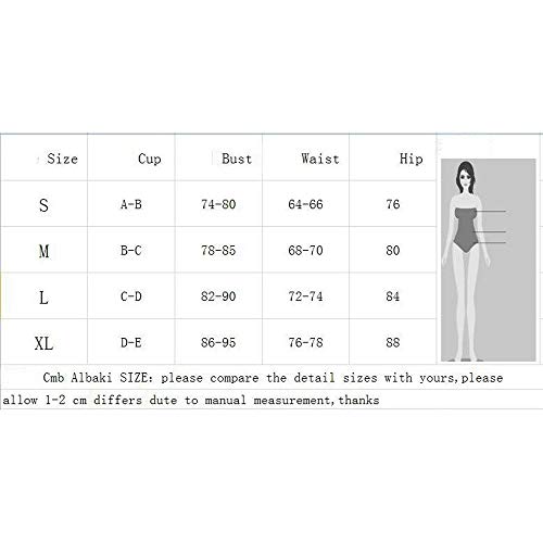 XYLZDPZ Syczdbjn Cucharada Atractiva de Las Mujeres Correas del Cuello de Corte por Alta del Bikini Traje de baño Sets Bikinis Mujer (Color : Black White, Size : S)