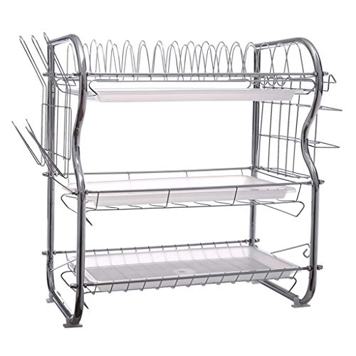 YA-Uzeun Escurreplatos de 3 Niveles, Organizador de Cocina