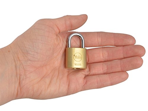 Yale YE1/25/113/1/B Candado de Seguridad de Arco Corto, 25 mm
