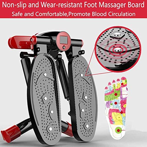 YF-SURINA Equipo de deportes de interior Stepper, Fitness Pedal Fitness Home Stepper, Máquina de pérdida de peso para el hogar, Máquina de escalada de instalación gratuita, Estufa de cintura delgada