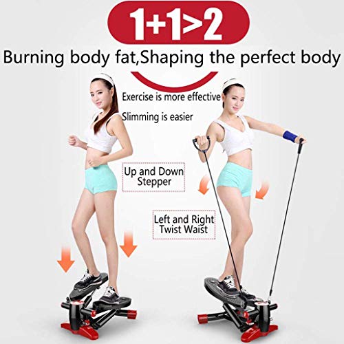 YF-SURINA Equipo de deportes de interior Stepper, Fitness Pedal Fitness Home Stepper, Máquina de pérdida de peso para el hogar, Máquina de escalada de instalación gratuita, Estufa de cintura delgada