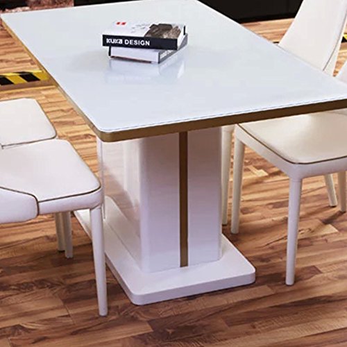 Yizunnu - Mantel protector de mesa de PVC transparente, suave e impermeable, de 1,5 mm, madera pvc, transparente, 70 x 120 cm