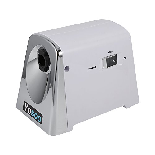 Yosoo 1600W Eléctrico Industrial Molinillo de Carne Máquina de Picar Carne Máquina de Hacer Salchichas w/ 3 Hojas de Corte