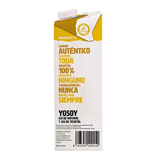 Yosoy - Bebida de Avena con Calcio - Caja de 6 x 1L