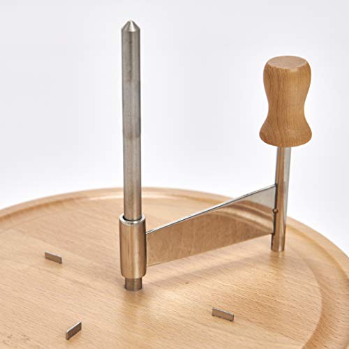 Zeller 25586 - Cortaquesos Madera, Marrón, 22x15 cm