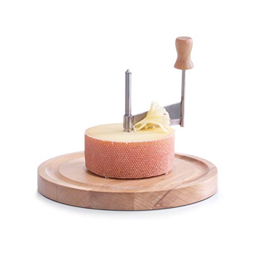 Zeller 25586 - Cortaquesos Madera, Marrón, 22x15 cm